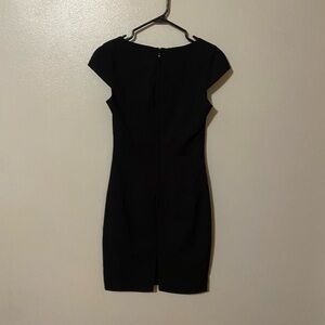 Banana Republic Black Sheath Mini Dress with Flutter Cap Sleeves